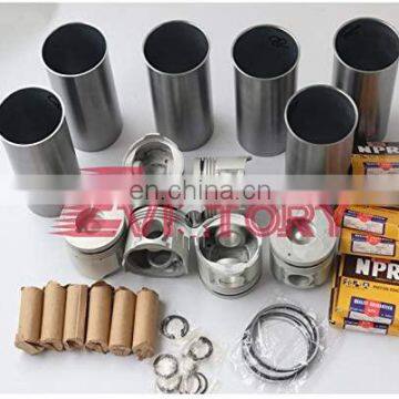 for Isuzu 6BG1T 6BG1-TC Engine Gasket Bearing Piston Liner Rebuild Kit