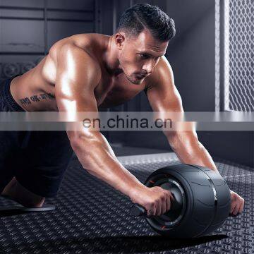 YPOO Home Use ab Roller Crunch ab Roller Exercise Dual Wheel Home Gym Workout Equipment ab Roller Kit photo-2