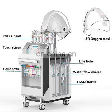 High Quality Multifunctional 10 In 1 Facial Skin Care Oxygen Jet Peel Aqua Facial Cleansing Skin Rejuvenation Facial Machine