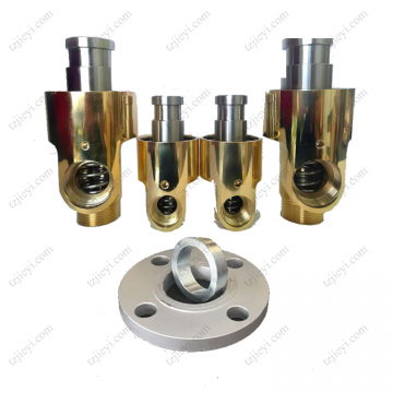 2'' DIN flange connection high speed hydraulic rotary joint for cooling water duoflow