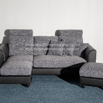 Modern style corner sofa set / 3 seater+1 seater+stool HF1013