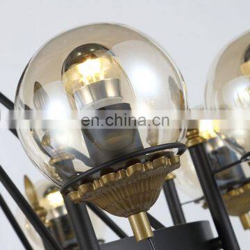 Винтажный промышленный ретро-коммерческий люстра photo-3