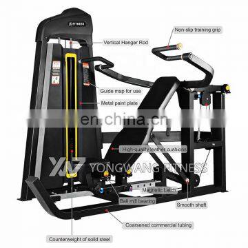 Wholesales Price YW-1766 Double Functional Gym Fitness Equipment Chest Press & Shoulder Press Machine photo-5