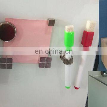 Wall Mount Dry Erase Tempered Magnetic Glass Whiteboard With Stand photo-6