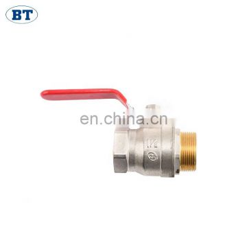 BT1024 butterfly type PN25 safe brass water ball valve 1/2 inch 1/4"-4" for gas , water