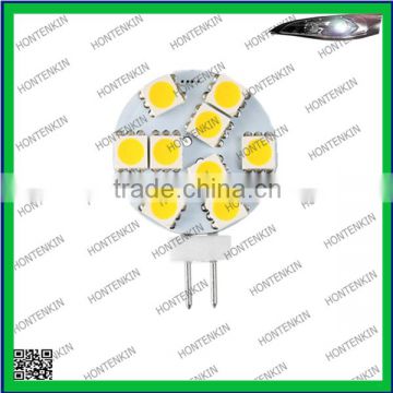 hot sale 1.6W 6leds 5050 SMD 12v round G4 LED