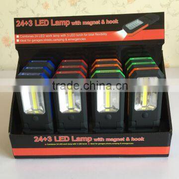 Led Flexible Base 24+3 LED Magnetic Car Use Work Light photo-4