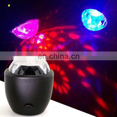 Hot Sell Colorful LED Crystal Magic Ball USB Disco Light