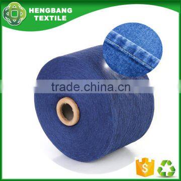 Regenerate open end melange cotton cotton polyester blended jeans yarn