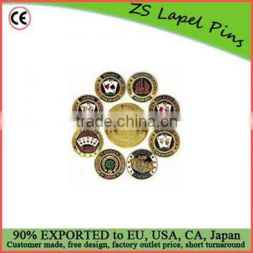 Custom very nice quality metal poker chips