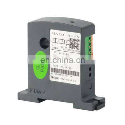 Acrel  AC current sensor input AC 0-50A output DC 0-5V/0-10V CT class 0.5 0.2 current transducer transformer  BA10-AI/V