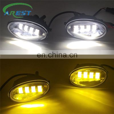 1Set Car LED Fog Light For Honda JAZZ FIT 2012-2014 For CIVIC 2009-2015 For ACCORD 2008-2013 Fog lamp DRL Daytime Running Light