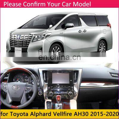for Toyota Alphard Vellfire 30 AH30 2015~2020 Anti-Slip Mat Dashboard Dash Cover Pad Sunshade Dashmat Accessories 2017 2018 2019 photo-2