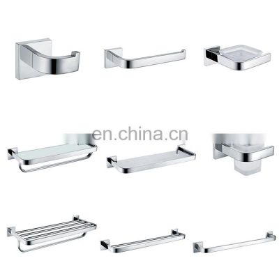 Shelf Glass Footbath Hardware Fittings Series 6400g Gold Color Bathroom Accessories Set Bath Fitting