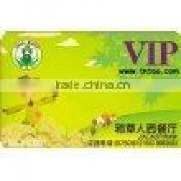 high quality magetic pvc VIP card