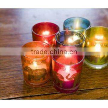 Wholesale promotional votive cheap vintage candle holders for wedding or home decoration