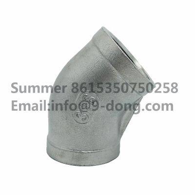 Stainless Steel Pipe Fittings 45 LB Elbow Npt photo-5