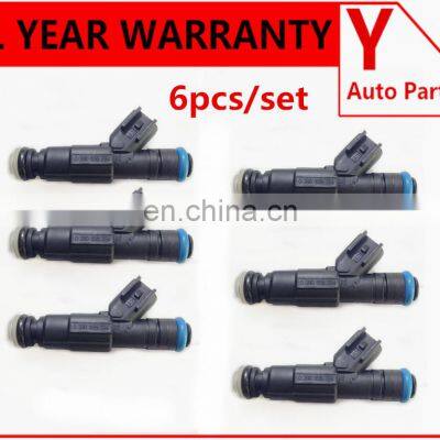 6 Pcs/Set Engine Fuel Injector 4 Hole Disc OEM 0280155784 04669938 for Dodge Ram 1500 Ram 2500 Van Ram 3500 Van for Chrysler