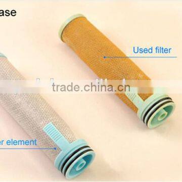NSF Certificated Activated Carbon Fiber Hand Shower Filter for 20,000L Capacity in Chlorine Reduce photo-4
