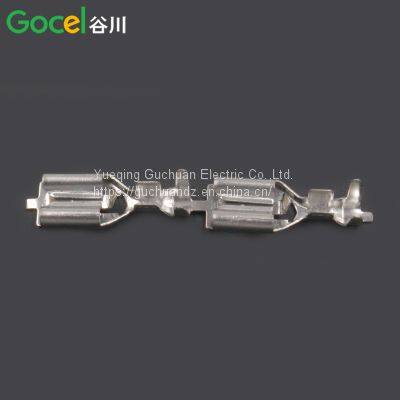 DJ622-J5.2A Self-locking Plug Spring Straight Terminal Block Brass Tin Plated Straight Strap Connector photo-4