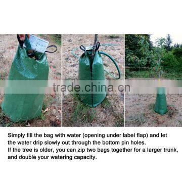 Premium Quality 20 Gallon Tarpaulin Tree Watering Bag With Heavy Duty Zipper, Slow Release Watering Bag for Tree Drip Irregation