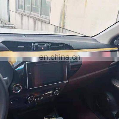 16 Colors Mahogany Interior Door Panel Decorative Trims Lamp Led Lights Custom Car Ambient Light for Hilux Revo 2021 2015 photo-5