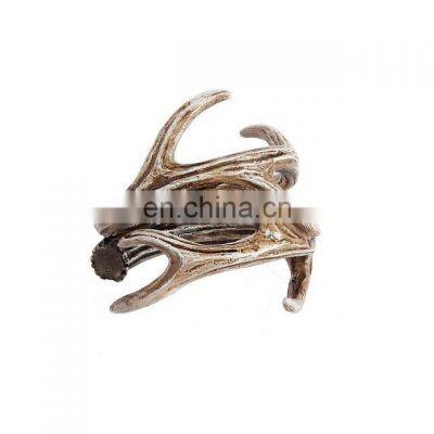 Fancy antler npakin ring