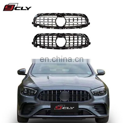 CLY Front Bumpers Grille For 2020 2021 2022 Benz W213 E Class Facelift AMG GT Grill Auto Grilles