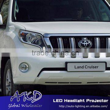 AKD Car Styling for Toyota Prado LED Headlights A-Type 2014-2015 Prado LED Head Lamp Projector Bi Xenon Hid H7 photo-3