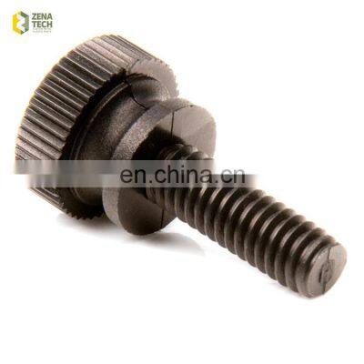 6-32 * 5/16 SLOTTED SAW CUT DRIVE KNURLED HEAD THUMB SCREW