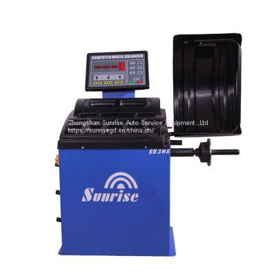 SUNRISE SR308 Full Automatic Wheel Balancing Machine With Protect Cover photo-3