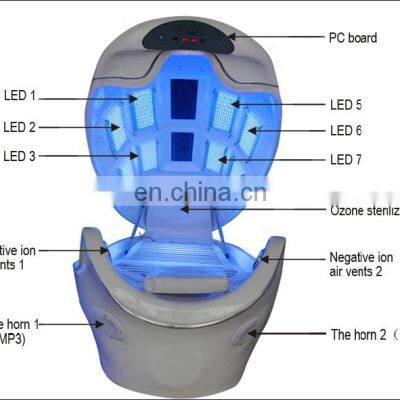 New Arrival LED Light Therapy Far Infrared Detox Slimming Sauna Spa Cpasule With MP3 Player System photo-5