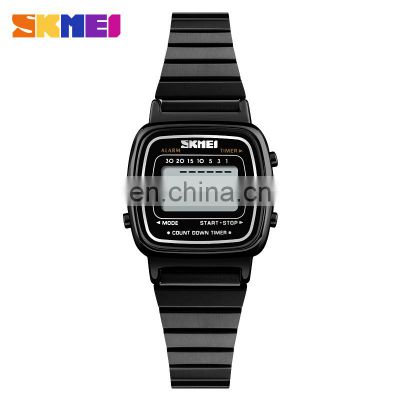 SKMEI 1252 Women's Sport Watch Multi function Digital Stainless Steel Water Resistant Wrist Watch