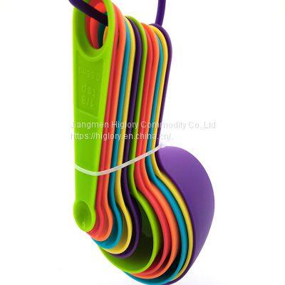 12pieces Set of Color Plastic Measuring Spoon and Measuring Cup Combination Measuring Set photo-3