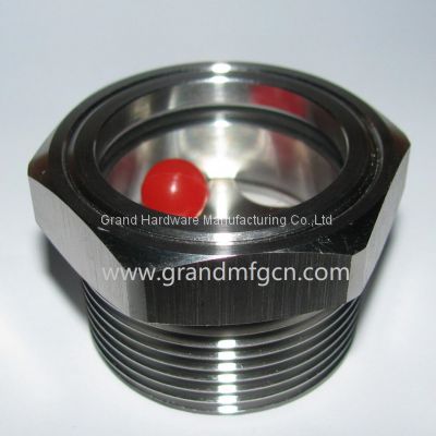 NPT1 1/4 INCH stainless steel 304 oil sight glass oil level checking view ports in stock