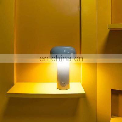 Modern Simple Unique Design Nordic Light Luxury Cute Mushroom Shape LED Night Light Table Lamp photo-5