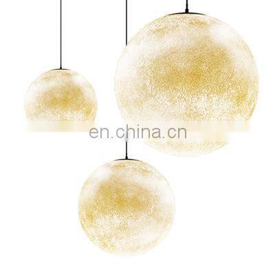 Resin Lamp 3D Printing Ceiling Moon Light Chandelier Pendant light