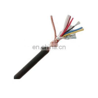 PVC Shielded Wire 6 Core 0.15mm Tinned Copper Electric Wires Used For Signal Transmission And Control Operation Cable