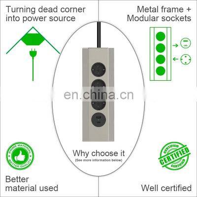 Kitchen Socket With European Sockets and USB QC Charger photo-5