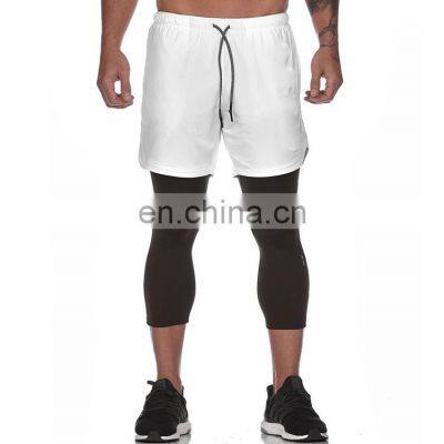 Custom Logo Men's Jogger printing Fitness Gym Running Workout Slim Men Sport Shorts