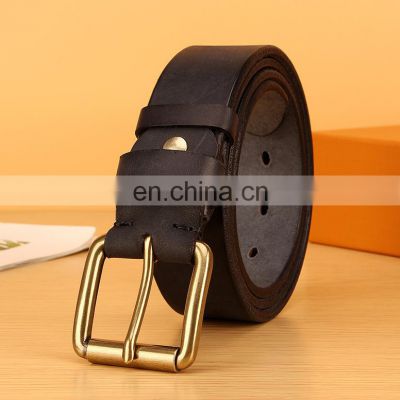 Genuine leather belt for men customised wholesale retail high very premium quality 2022 business style OEM ODM