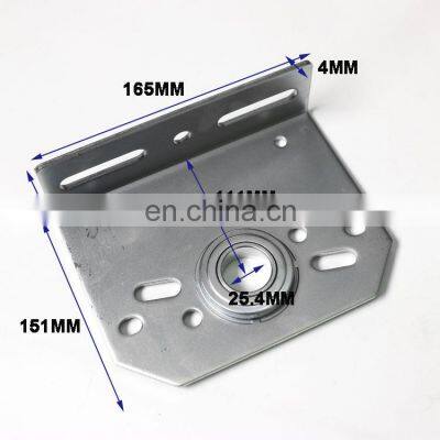 Custom 3 3/8'' Heavy Duty Metal Sectional Garage Door Middle Bearing Bracket For Sale