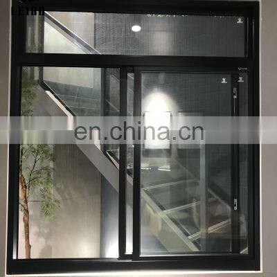 2020 New Design Window Double Tempered Glass 16 mm Narrow Frame Aluminum Sliding Aluminum Profile Aluminum Sliding Window Frame