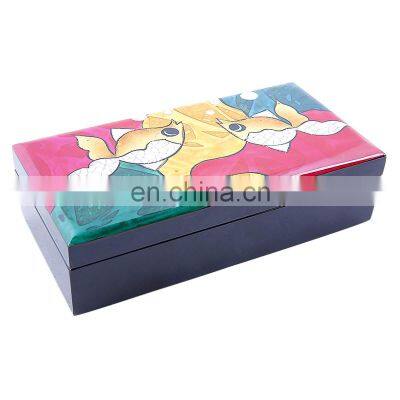 Lacquer jewelry Box With Mirror Accessories Gift Storage Box Luxury Handmade in Bulk Cheapest Wholesale Vietnam Supplier