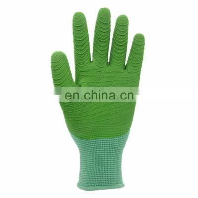 13G Firm Grip Wave Latex Coated Construction Safety Gloves photo-5