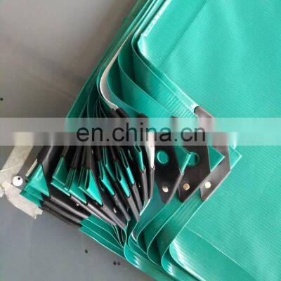 Waterproof Custom Logo Fireproof Heavy Duty White Solid PVC Vinyl Tarp Tarpaulin With Eyelet Grommet photo-3