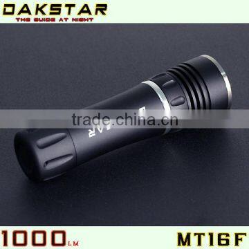 DAKSTAR New Arrival MT16F XML T6 1000LM 18650/26650 LED CREE Rechargeable Police High Power Fast Track Flashlight