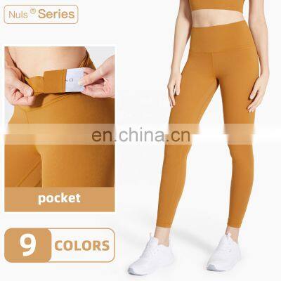 XS-3XL Plus Size Butt Lifting Yoga Pant High Elasticity Workout Sports Legging With Inner Pocket