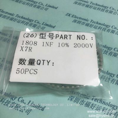 1808 1NF 10% 2000V X7R PDC Capacitor instead CER 1NF 10% 1500V X7R 1808 M4520 SMD 1808SC102KAT1A