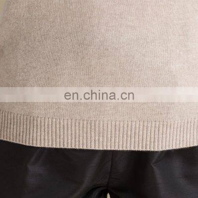 Best Price Comfortable Round Neck Collar Pullover Cashmere Embroidered Sweater photo-4